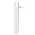 VidaXL Okno piwniczne RISOR 80 x 40 cm PVC i szkło Biały