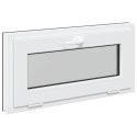 VidaXL Okno piwniczne RISOR 80 x 40 cm PVC i szkło antracytowy