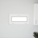 VidaXL Okno piwniczne RISOR 80 x 40 cm PVC i szkło antracytowy