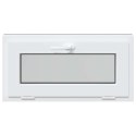 VidaXL Okno piwniczne RISOR 80 x 40 cm PVC i szkło antracytowy