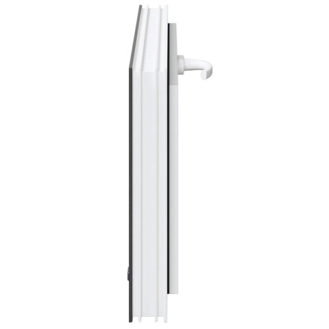 VidaXL Okno piwniczne RISOR 80 x 40 cm PVC i szkło antracytowy