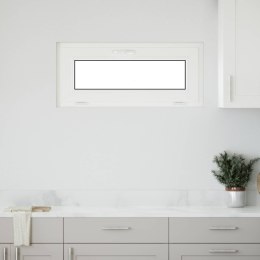 VidaXL Okno piwniczne RISOR 90 x 40 cm PVC i szkło Biały