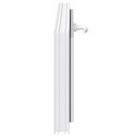 VidaXL Okno piwniczne RISOR 90 x 40 cm PVC i szkło Biały