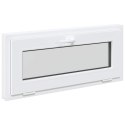 VidaXL Okno piwniczne RISOR 90 x 40 cm PVC i szkło antracytowy