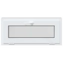 VidaXL Okno piwniczne RISOR 90 x 40 cm PVC i szkło antracytowy