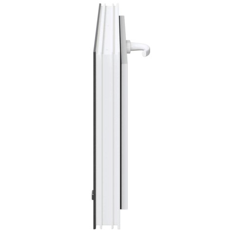 VidaXL Okno piwniczne RISOR 90 x 40 cm PVC i szkło antracytowy