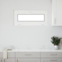 VidaXL Okno piwniczne RISOR 90 x 40 cm PVC i szkło antracytowy