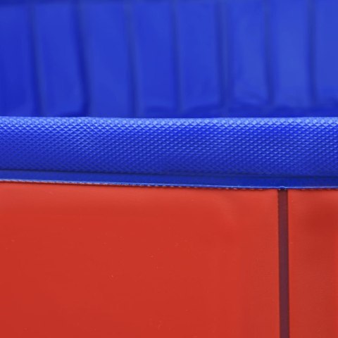 SKŁADANY BASEN DLA PSA CZERWONY 300X40CM PVC