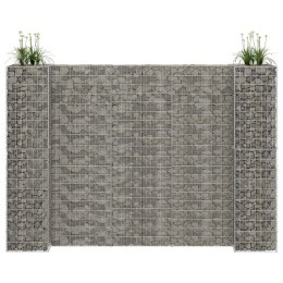 DONICA GABIONOWA W KSZTAŁCIE H DRUT STALOWY 260X40X200CM