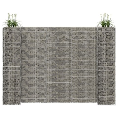 DONICA GABIONOWA W KSZTAŁCIE H DRUT STALOWY 260X40X200CM