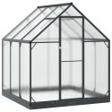 VidaXL Szklarnia Ogrodowa Z blokadą antracytowy 183,5 x 183,5 x 207 cm