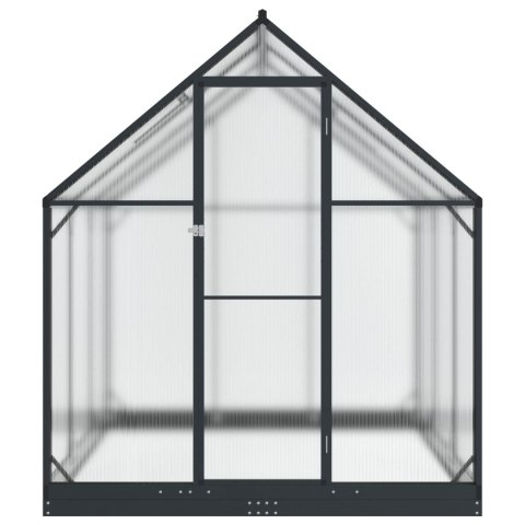 VidaXL Szklarnia Ogrodowa Z blokadą antracytowy 183,5 x 183,5 x 207 cm