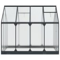 VidaXL Szklarnia Ogrodowa Z blokadą antracytowy 183,5 x 243,5 x 207 cm