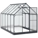 VidaXL Szklarnia Ogrodowa Z blokadą antracytowy 183,5 x 303,5 x 207 cm