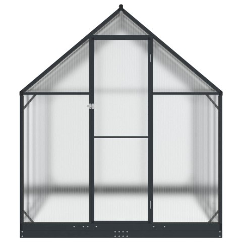 VidaXL Szklarnia Ogrodowa Z blokadą antracytowy 183,5 x 303,5 x 207 cm