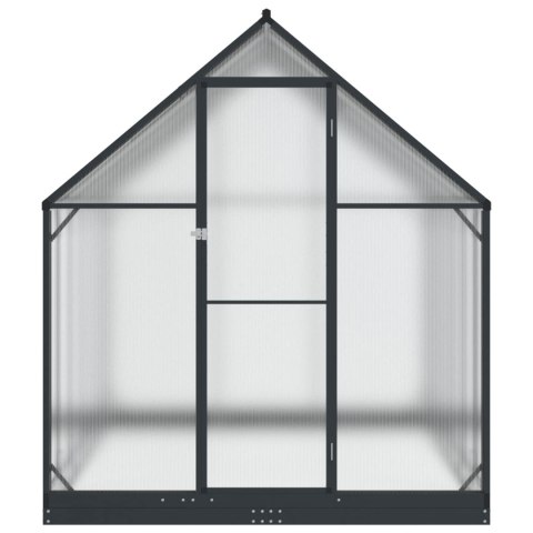 VidaXL Szklarnia Ogrodowa Z blokadą antracytowy 183,5 x 363,5 x 207 cm