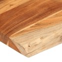 VidaXL Blat stołu, 110x60x2,5 cm, drewno akacjowe, naturalna krawędź