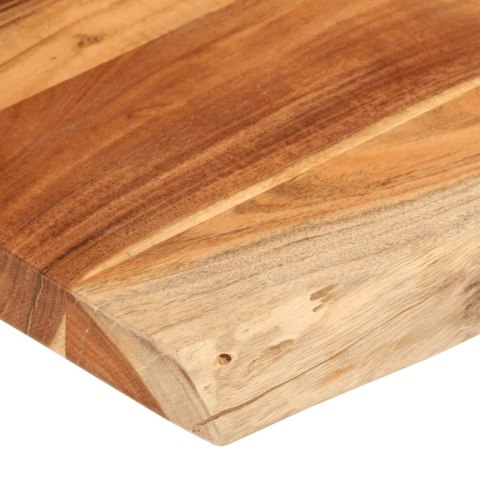 VidaXL Blat stołu, 110x60x2,5 cm, drewno akacjowe, naturalna krawędź