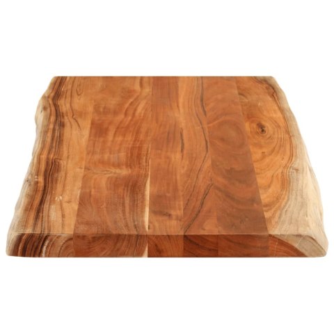 VidaXL Blat stołu, 110x60x3,8 cm, drewno akacjowe, naturalna krawędź