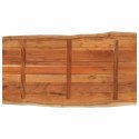 VidaXL Blat stołu, 110x60x3,8 cm, drewno akacjowe, naturalna krawędź