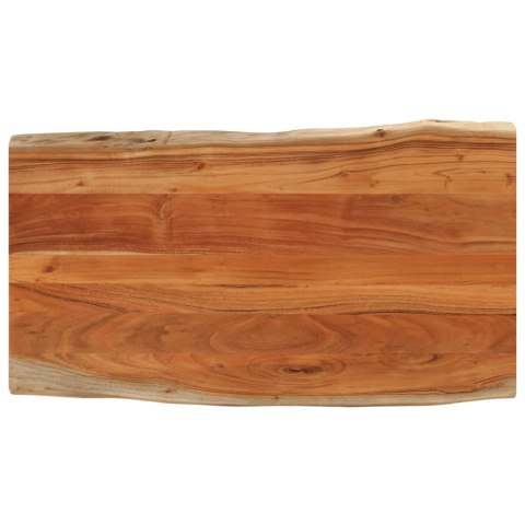 VidaXL Blat stołu, 120x60x3,8 cm, drewno akacjowe, naturalna krawędź