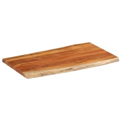 VidaXL Blat stołu, 120x60x3,8 cm, drewno akacjowe, naturalna krawędź