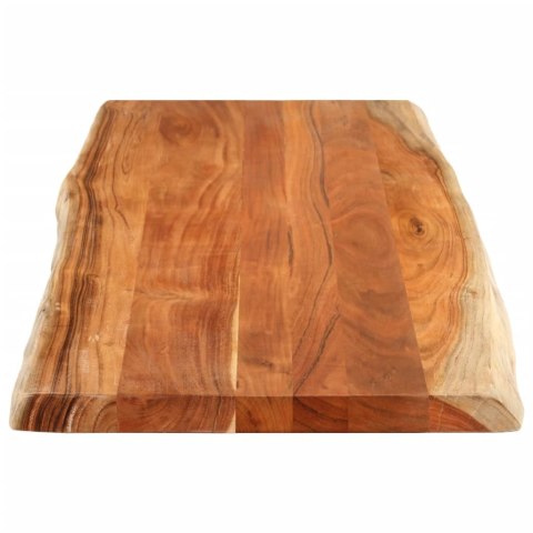 VidaXL Blat stołu, 140x60x2,5 cm, drewno akacjowe, naturalna krawędź
