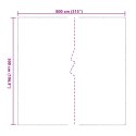 VidaXL Osłona na rośliny przezroczysty 5 x 8 m PVC