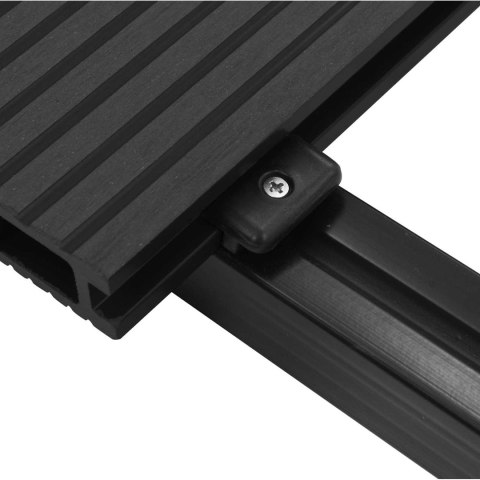 VidaXL Deska Tarasowa 6 pcs Antracyt Kompozyt drewniano-plastikowy