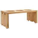 VidaXL Wózek kuchenny z kółkami Jasny Brąz 65 x 40,5 x 76,5 cm Bambus