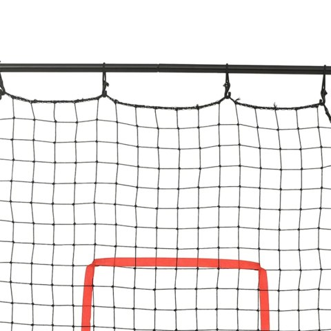 VidaXL Bramka do treningu softballu, 88x79x137 cm, stal