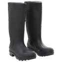 VidaXL Kalosze, czarne, rozmiar 40, PVC