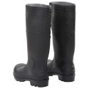 VidaXL Kalosze, czarne, rozmiar 40, PVC