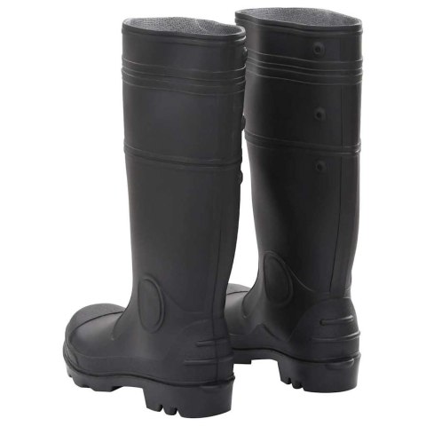 VidaXL Kalosze, czarne, rozmiar 40, PVC