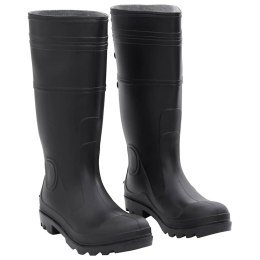 VidaXL Kalosze, czarne, rozmiar 42, PVC