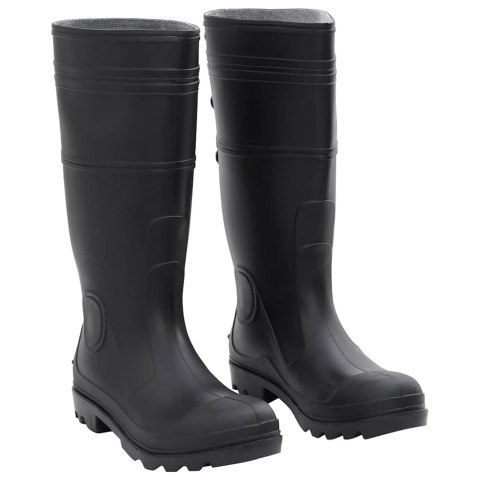 VidaXL Kalosze, czarne, rozmiar 42, PVC