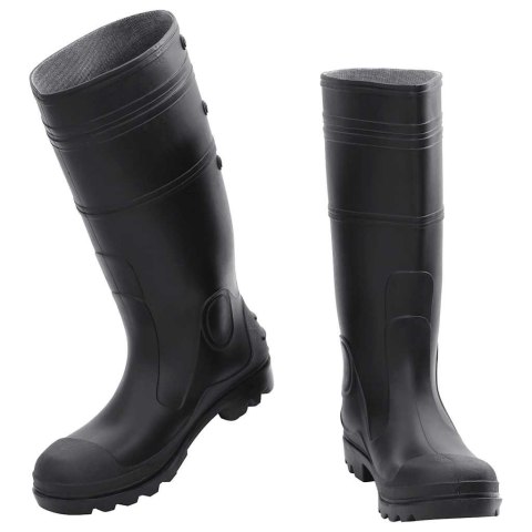 VidaXL Kalosze, czarne, rozmiar 42, PVC