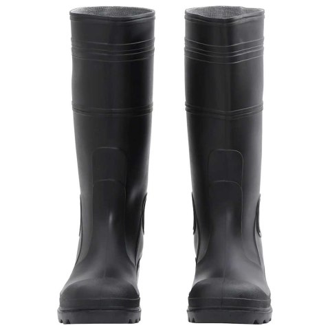 VidaXL Kalosze, czarne, rozmiar 42, PVC