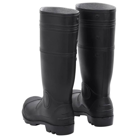 VidaXL Kalosze, czarne, rozmiar 42, PVC