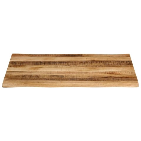 VidaXL Blat stołu z naturalną krawędzią, 110x80x2,5 cm, drewno mango