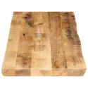VidaXL Blat stołu z naturalną krawędzią, 120x40x3,8 cm, drewno mango