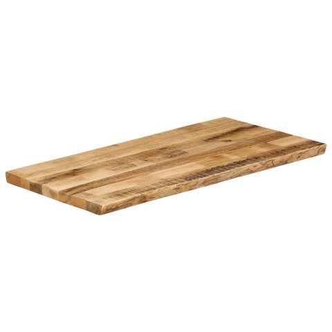 VidaXL Blat stołu z naturalną krawędzią, 120x60x3,8 cm, drewno mango
