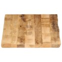 VidaXL Blat stołu z naturalną krawędzią, 120x60x3,8 cm, drewno mango