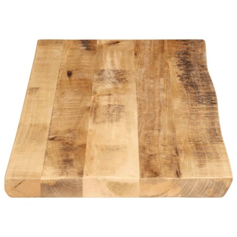VidaXL Blat stołu z naturalną krawędzią, 90x40x2,5 cm, drewno mango