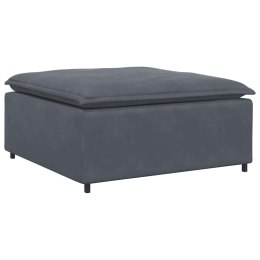 VidaXL Podnóżek do sofy modułowej modułowej Ciemnoszary 100x100x48 cm