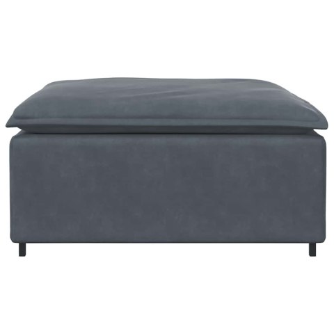 VidaXL Podnóżek do sofy modułowej modułowej Ciemnoszary 100x100x48 cm