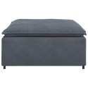 VidaXL Podnóżek do sofy modułowej modułowej Ciemnoszary 100x100x48 cm
