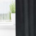 VidaXL Zasłony zaciemniające 2 pcs Ciemnoszary 140 x 140 cm Aksamit
