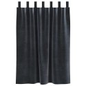 VidaXL Zasłony zaciemniające 2 pcs Ciemnoszary 140 x 140 cm Aksamit