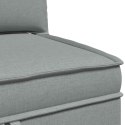 MODULARNY ZESTAW SOFY Z PRZECHOWALNIĄ 3 SZT. JASNOSZARY TKANINA